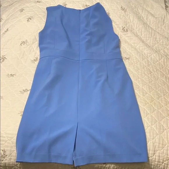 Kasper Sky Blue Sleeveless Dress - Picture 3 of 3